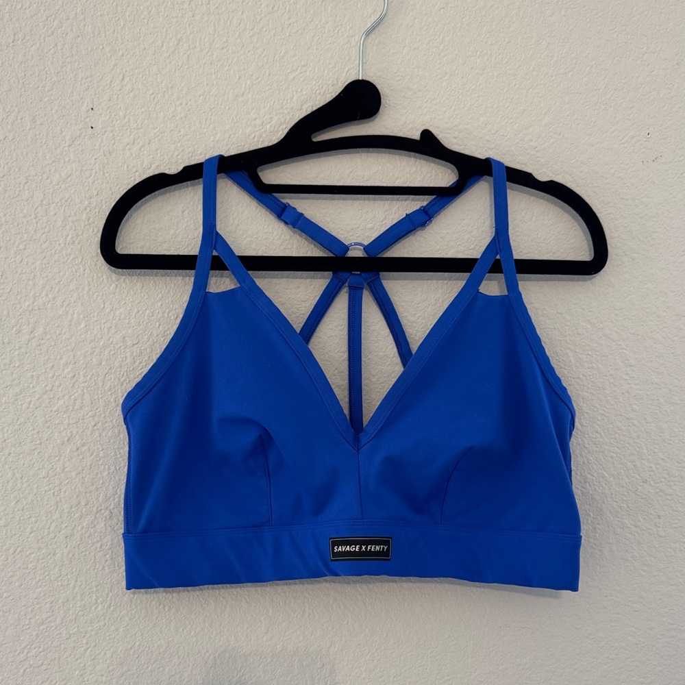 Savage X Fenty Vibrant Blue Crossback Bralette